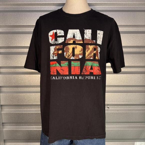 Alstyle Other - Vintage California Republic Graphic T-Shirt Blac XL